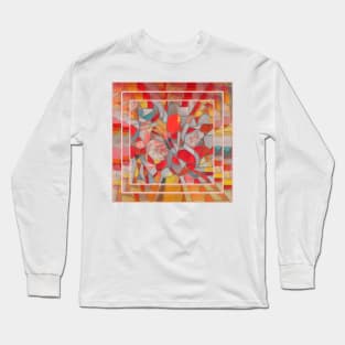 Peony Abstract Long Sleeve T-Shirt